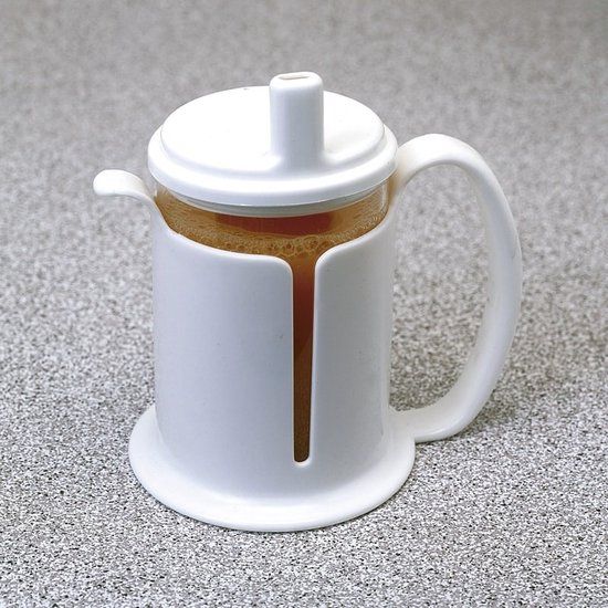 Tasty drinkbeker - 4000 ml - Wit - Plastic - Vaatwasserveilig & Vriezerbestendig