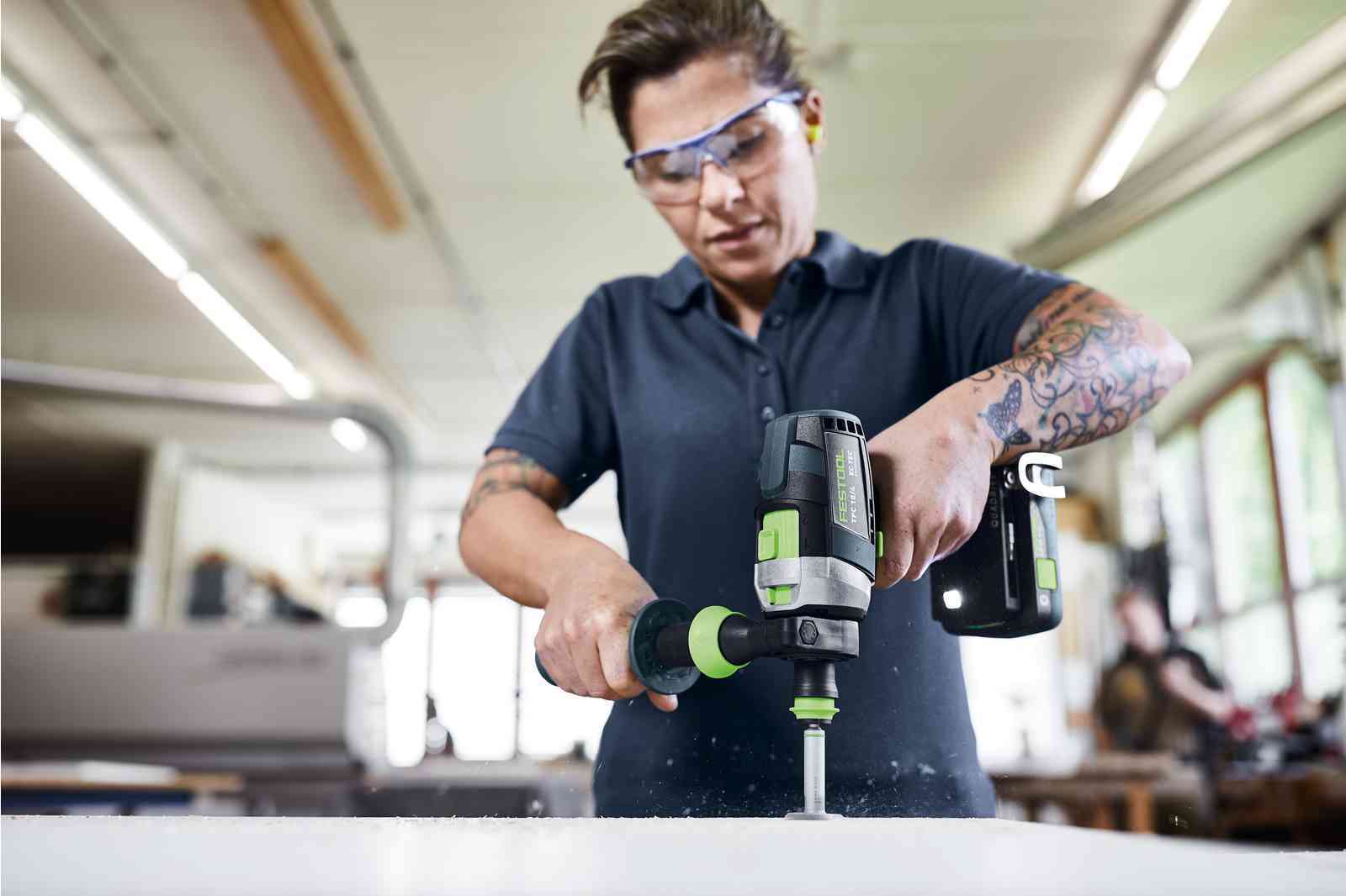 Festool TPC 18/4 5,2/4,0 I-Set QUADRIVE 18V Li-ion Accu-klopboormachine set (1x 5,2Ah en 1x 4,0Ah) in systainer