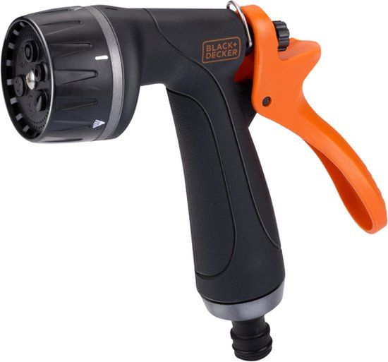 BLACK+DECKER Sproeikop - 6 Standen - Universeel - Zwart/ Oranje