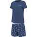 ESMARA® Pyjama set women (Blue, S(34/36))