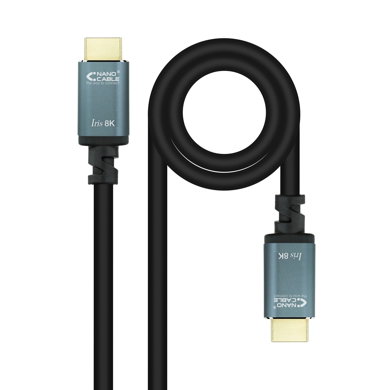 NANOCABLE 10.15.8000 HDMI kabel - 0,5 m - Zwart