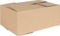 vidaXL Boîte pliante avec rangement 50 pièces Naturel 35 x 24 x 15 cm Carton