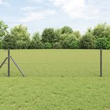 vidaXL - Gelast gaashek - 10000 x 60 cm - Grijs