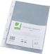 Q-Connect geperforeerde showtas A5 4-gaatsperforatie glashelder 100 micron pak van 10 stuks