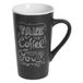 Secret de Gourmet Tasse à café haute / Mug avec anse - Noir - Céramique - 500 ml