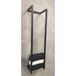 Wiesbaden Loft - Handdoekrek - 95x25x20cm - Mat Zwart