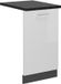 Vicco R-Line Façade de lave-vaisselle – 45 cm, Blanc Brillant/Anthracite
