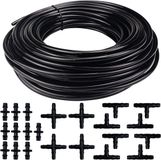 Tuyau d'irrigation sans marque pour le jardinage - 20 mètres - avec raccords de tuyau - PVC