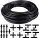Tuyau d'irrigation sans marque pour le jardinage - 20 mètres - avec raccords de tuyau - PVC