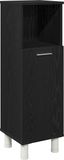 vidaXL Armoire de salle de bain chêne noir 30 x 30 x 95 cm bois traité