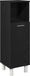 vidaXL Armoire de salle de bain chêne noir 30 x 30 x 95 cm bois traité