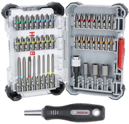 Bosch Extra harde schroevendraaierset 44+1 st