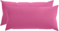vidaXL Kussensloop 2 stuks HEERLEN Roze 40 x 80 cm Polyester