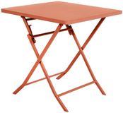 Hespéride Vierkante opvouwbare tuintafel GREENSBORO Ambre Staal 2 personen