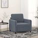 Maison Exclusive Fauteuil, gris foncé, 60 cm, velours