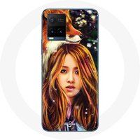 Maniacase Hoesje voor Vivo Y21s 2021 / Y21 2021 Blackpink Rosé Poster Fanart