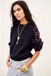 Ba&sh Elda Pullover Femme Laine Bleu Foncé M