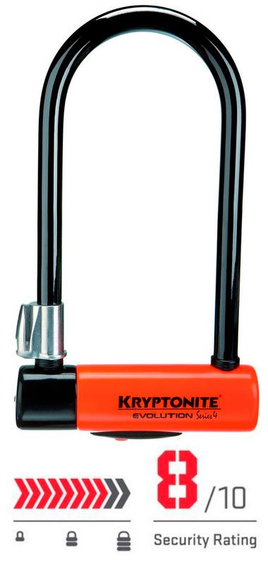 Kryptonite Evolution Beugelslot - ART-3 - Zwart - 22.9x10.2 cm