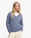 Superdry Femme Pull Cable Washed V Neck Coupe Ajustée Dark Blue Taille: 34