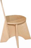 Van Dijk Toys Houten Kinderstoel Apollo Peuter - Naturel