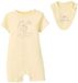 Zippy Set Manches Courtes Jaune 6-9 Mois Enfants