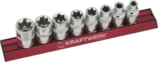 Kraftwerk 320099 8-delig Magalu E-TX-dopsleutelset 1/2 inch
