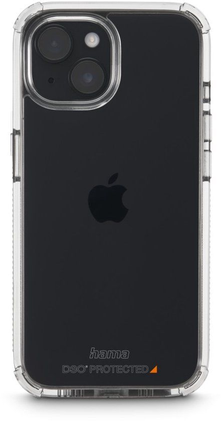 Hama Extreme Protect hoesje geschikt voor Apple iPhone 15 - Transparant