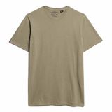 Superdry Klassiek Essential T-shirt Heren M Licht Kaki Groen