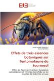 Effets Editions Universitaires Europeennes Effets de trois essences botaniques sur l'entomofaune du tournesol