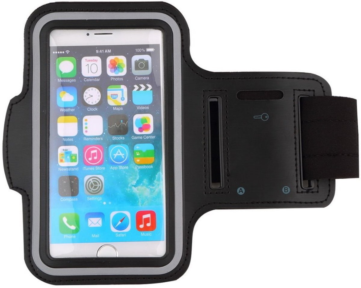 eforyou - huismerk iPhone 6 / 6s / 7 plus sport armband - zwart