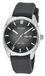 Regent F-1590 Montre homme, facile à lire, acier inoxydable/noir