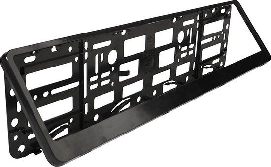 Race Sport Kentekenplaathouder 525 x 132 mm ABS Zwart