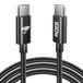 USB C naar USB C kabel, 100 W USB-C oplaadkabel [2 m], snellaadkabel, USB C naar USB C nylon, USB type C oplaadkabel voor iPhone 15 Pro Max, MacBook Pro/Air, Samsung S24/S23/S22/S21, iPad Pro, Pixel