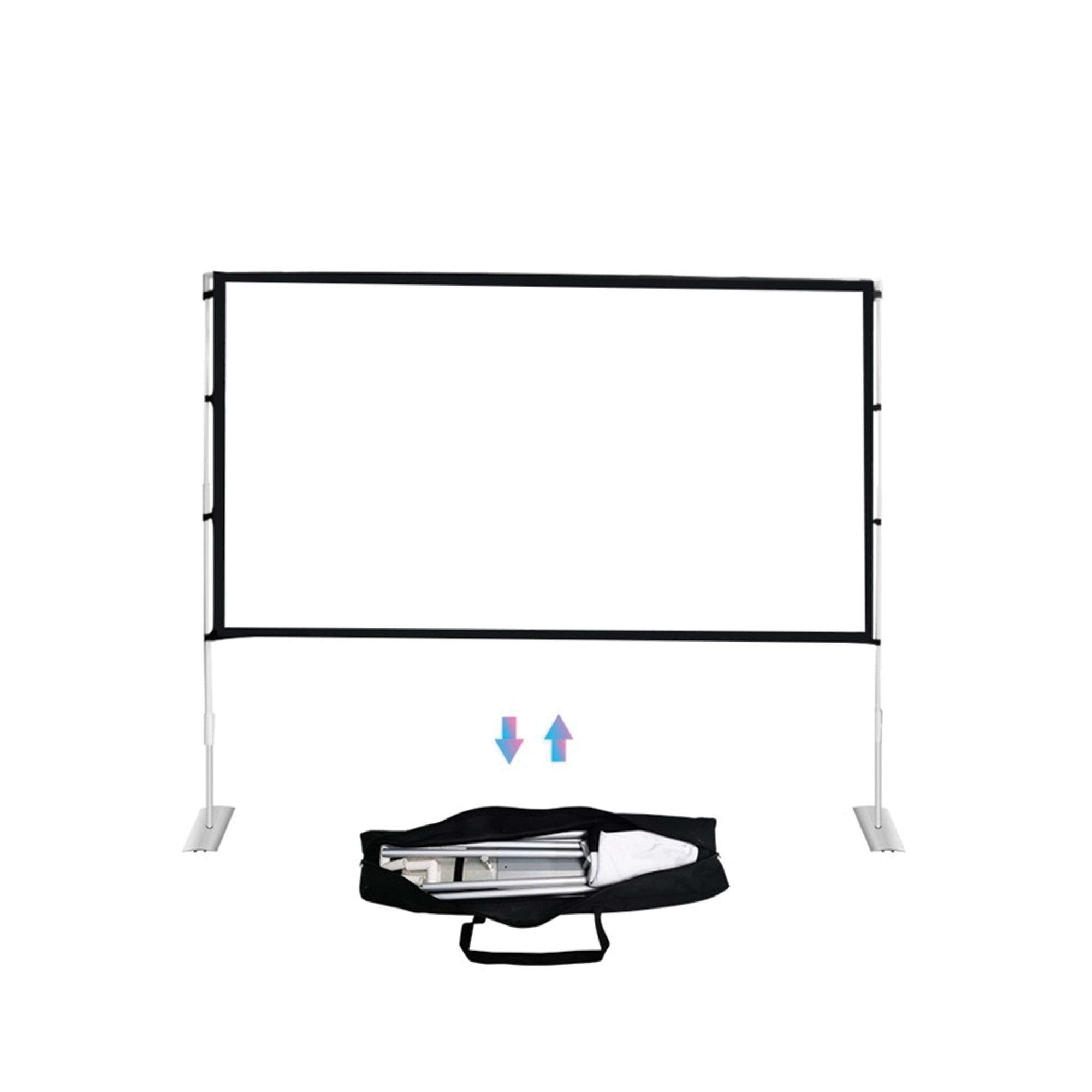 AFINTEK Beamerscherm 120" 169 dubbel standaard Projectiescherm