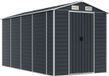 vidaXL Tuinschuur 191x385x198 cm Antraciet Staal