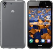 Mumbi Hoesje Grijs Siliconen/TPU Back Cover voor Huawei
