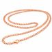LGT JWLS LGT Jewels Cubaanse koord ketting Rose Gourmet Schakel 3mm-50cm