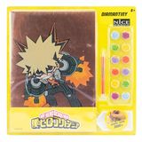 DIAMANTINY - My Hero Academy Action - Kit voor mozaïek, Crystal Art, Diamond Painting, 1 afbeelding A4, Bakugo