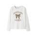 NAME IT KIDS longsleeve met print - wit