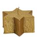 SPAAS Ster kaars kerstmis, ± 8 uur - goud