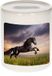 Bellatio Decorations Shoppartners Bv Dieren zwart paard foto spaarpot 9 cm jongens en meisjes - Cadeau spaarpotten paarden liefhebber