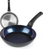 Bratmaxx Braadpan 24 cm Zwart, Blauw Aluminium
