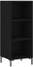 vidaXL Dressoir, zwart, 34,5 x 32,5 x 90 cm, houtvezel