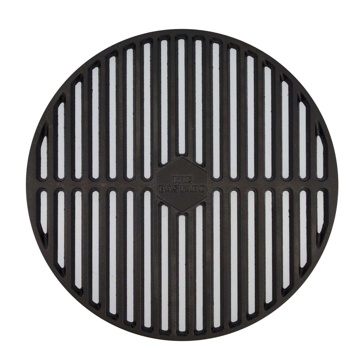 The Bastard Cast Iron Grid - Medium - Black - Round - 75x40cm
