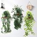 Unyqoos® Set kunstplanten suspendues – 3x Mousse de chêne & Eucalyptus