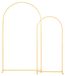 Support de fond doré, set de 2, 2,2m & 1,8m