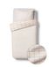 HEMA Housse de couette 140x200/220cm flanelle à carreaux bleus (beige)