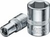 Gedore douille 1/4" hexagonale - 25 x 4.5mm