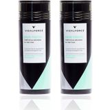 Vidalforce Pack Fibres Capillaires Kératine Microfibres Perte de Cheveux Gris Clair 2x30g