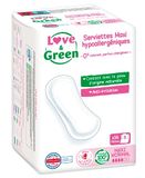 Love & Green Ecolabel & hypoallergeen "Maxi Normal" gecertificeerde maandverband x 16